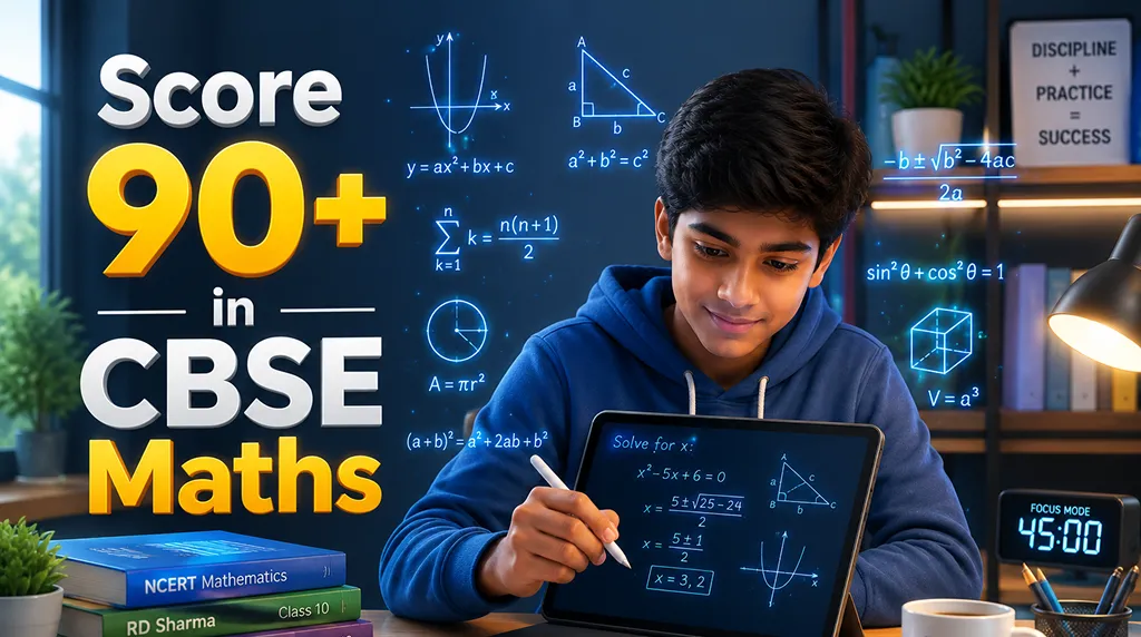 How to Score 90+ in CBSE Class 10 Maths: Complete Guide for Ahmedabad Students